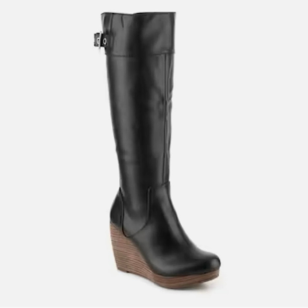 Dr. Scholl’s Heathrow Tall Wedge Memory Form Boots Size 6